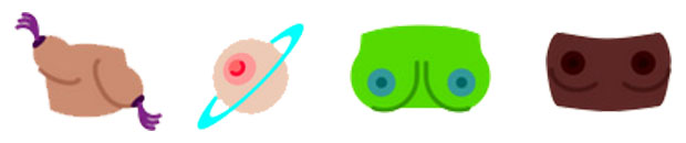 boos emojis for all the boobs lovers