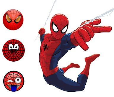 spiderman emoji ios android keyboard