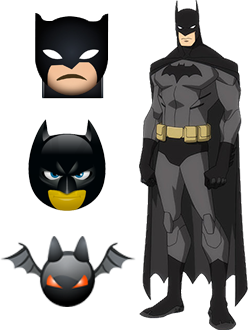 batman emoji ios android