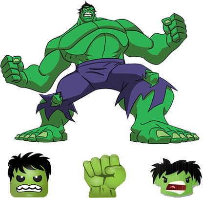 hulk emoji iphone ios android