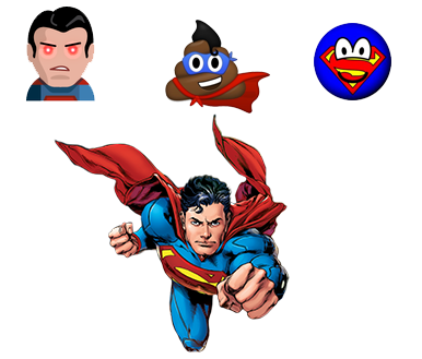 superman emoji ios android